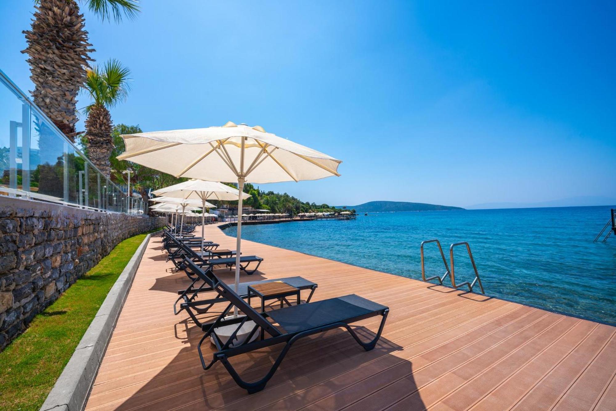 博德鲁姆拉布蓝达tmt度假村 外观 照片 Beach at the hotel